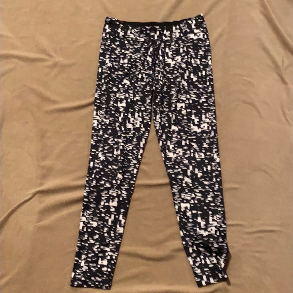 Adidas Climalite Leggings, Cropped. Black/White. Women’s Small.  Good condition.